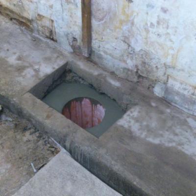 Pumpenschacht Kegelbahn